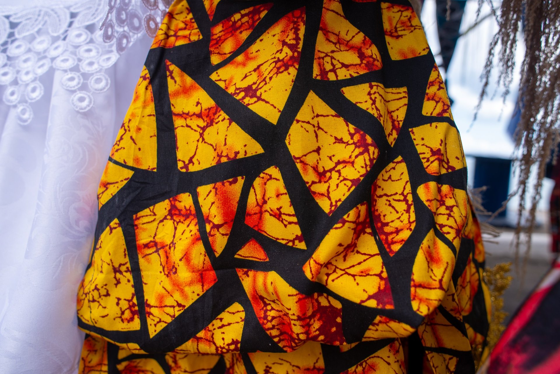 Rich African fabric texture patterns